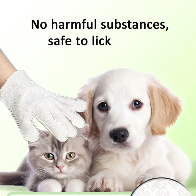 QuickClean Pet Wash Gloves